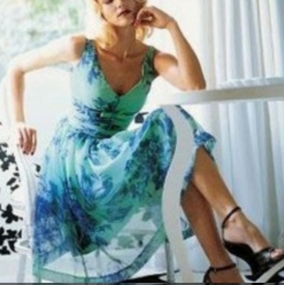 Anthropologie Elevenses Organdy Tea Party Dress 8